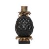 Pineapple Candleholder, Black